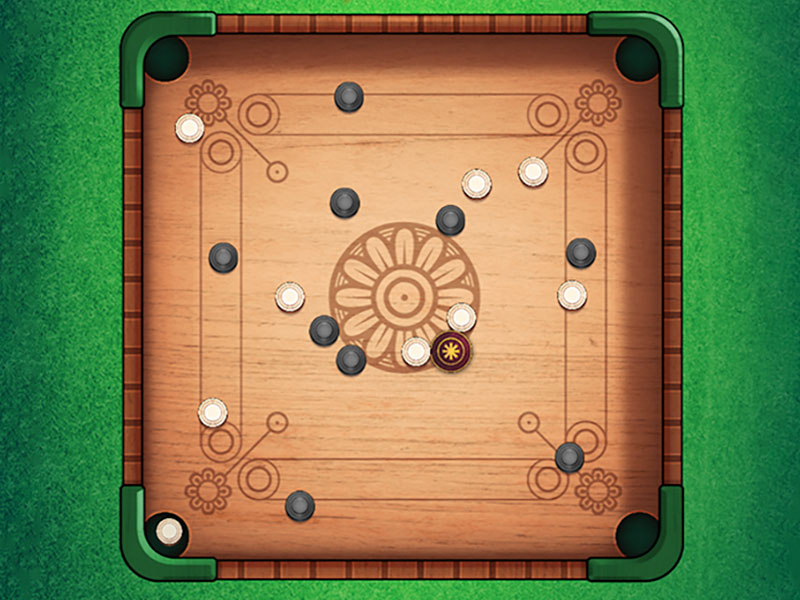 Carrom Pool Game Board